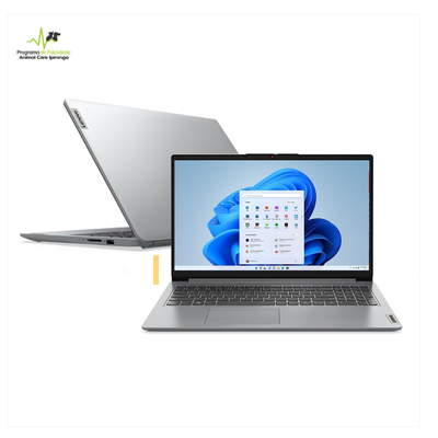 Notebook Lenovo IdeaPad 1 15AMN7 AMD Ryzen 3 7320U 4GB 256GB SSD Windows 11 15.6" - 82X5000LBR Cloud Grey